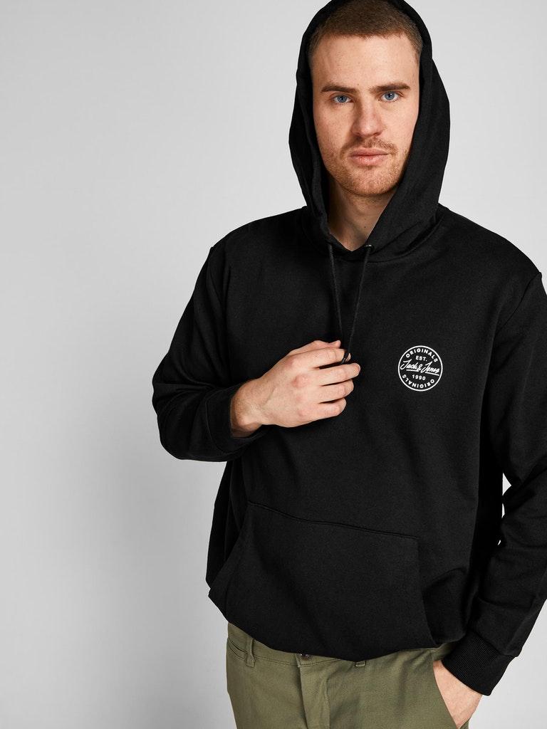 Jack & Jones Herren Hoodie JJESHARK SWEAT HOOD NOOS PLS