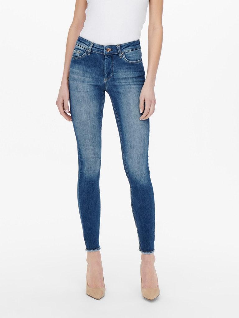 ONLY Damen Jeans ONLBLUSH MID SK ANK RW REA403 NOOS