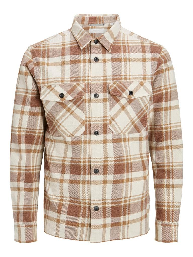 Jack & Jones Herren hemd JPRMARK TWILL OVERSHIRT L/S SN