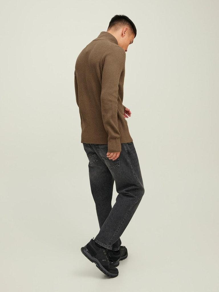 Jack & Jones Herren Pullover JPRCCPERFECT KNIT HALF ZIP SN
