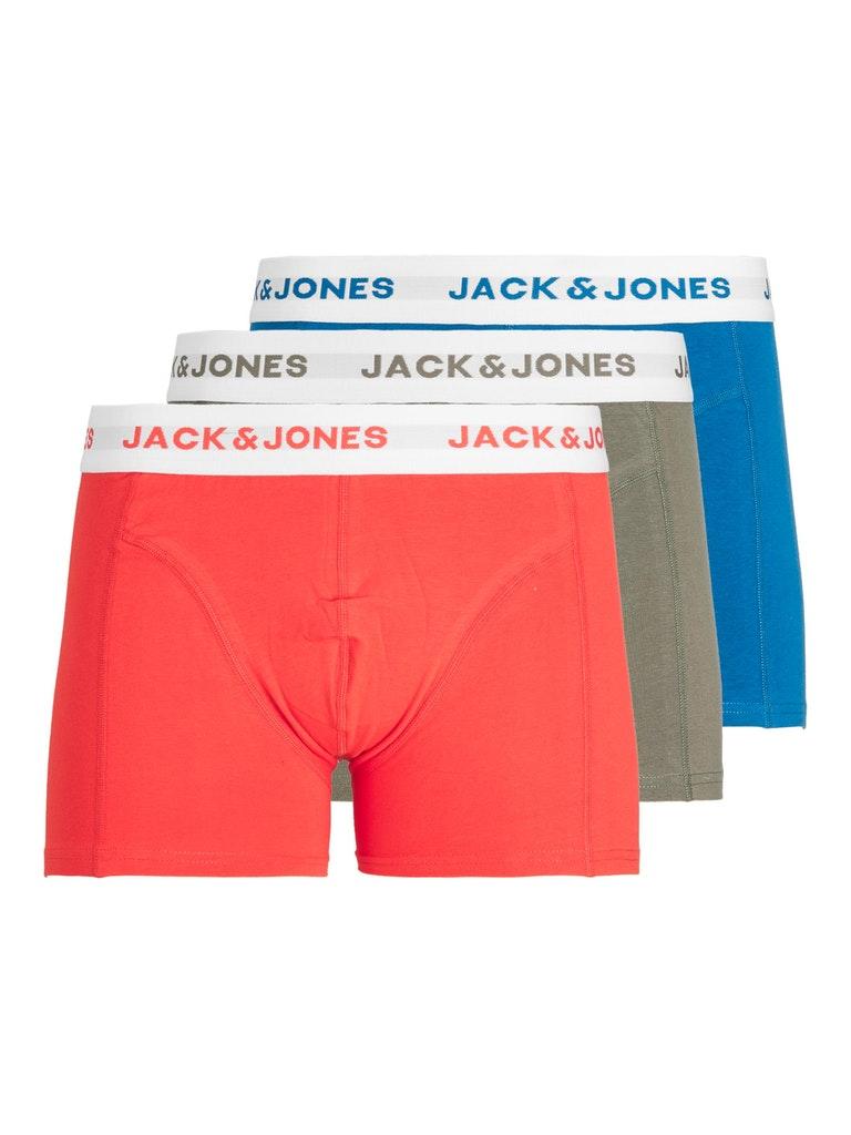Jack & Jones Herren Boxershorts -JACDANIEL TRUNKS 3 PACK