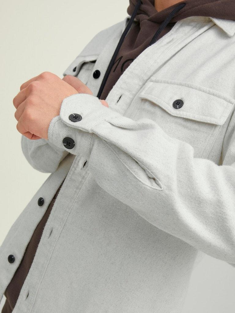Jack & Jones Herren hemd JPRMARK TWILL OVERSHIRT L/S SN