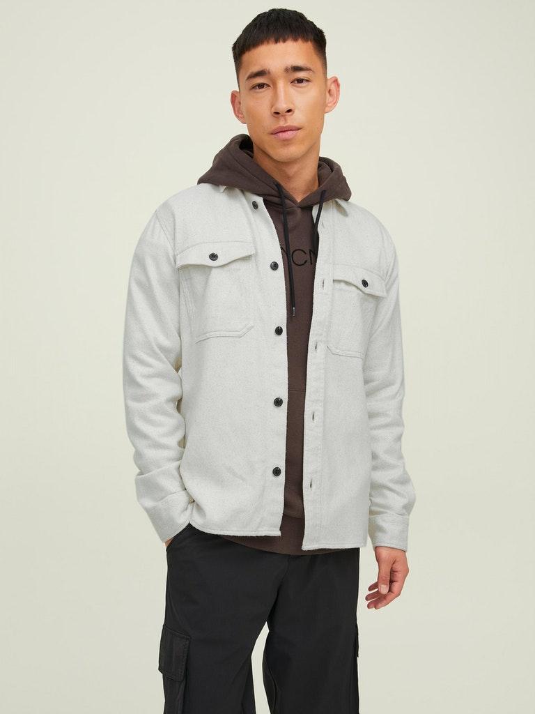 Jack & Jones Herren hemd JPRMARK TWILL OVERSHIRT L/S SN