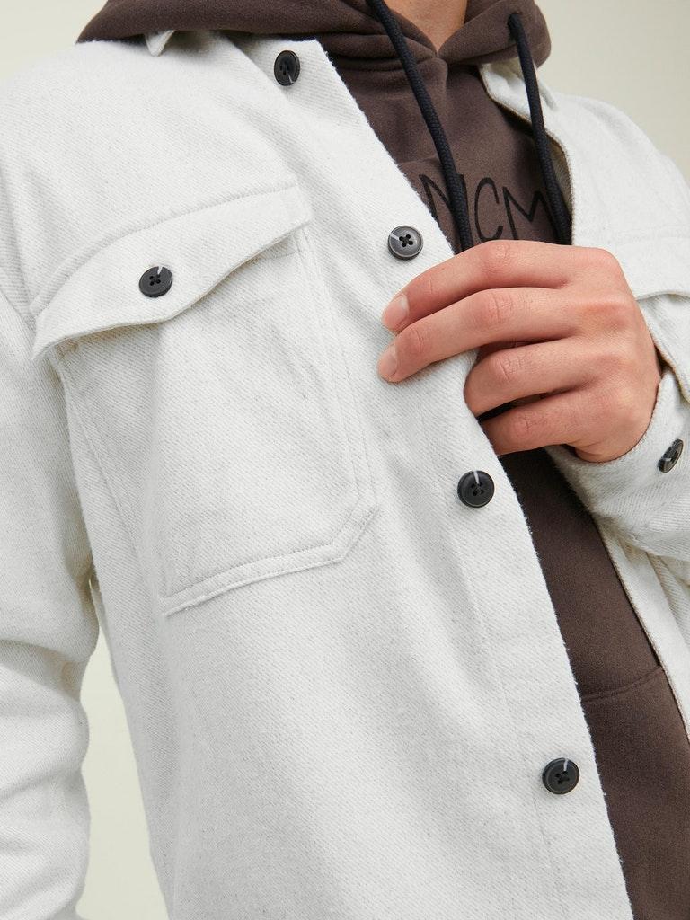 Jack & Jones Herren hemd JPRMARK TWILL OVERSHIRT L/S SN