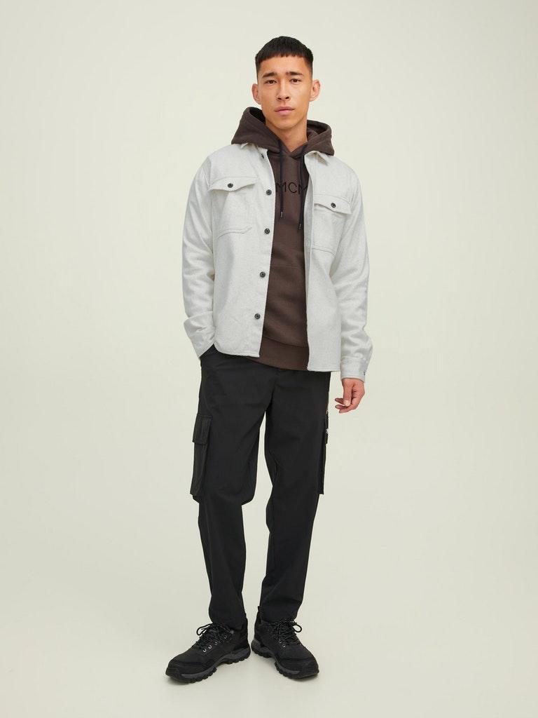 Jack & Jones Herren hemd JPRMARK TWILL OVERSHIRT L/S SN