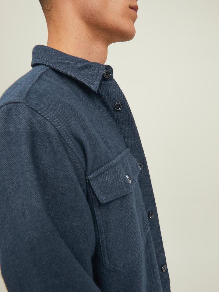 Jack & Jones Herren hemd JPRMARK TWILL OVERSHIRT L/S SN