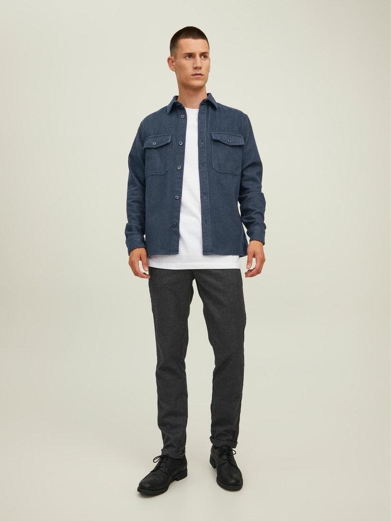 Jack & Jones Herren hemd JPRMARK TWILL OVERSHIRT L/S SN