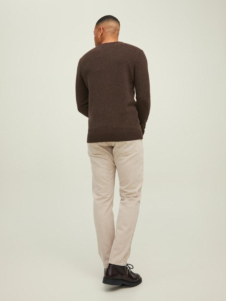 Jack & Jones Herren Pullover JPRCCLAMBSWOOL KNIT CREW NECK LN
