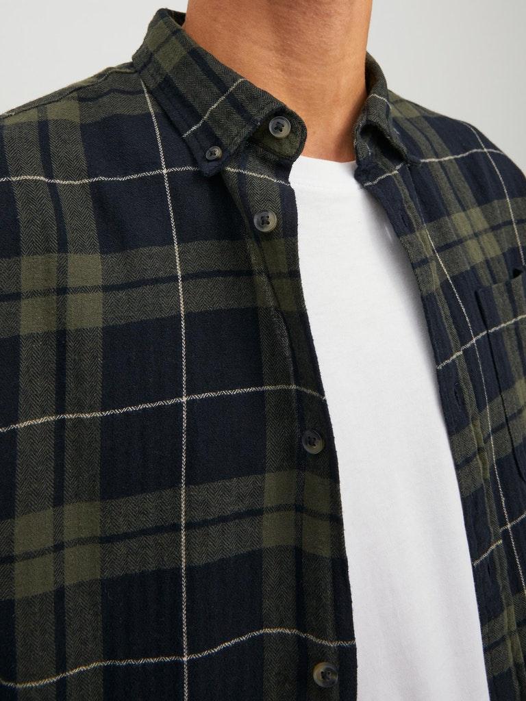 Jack & Jones Herren Hemd JJECLASSIC CHECK SHIRT L/S AU22 SN