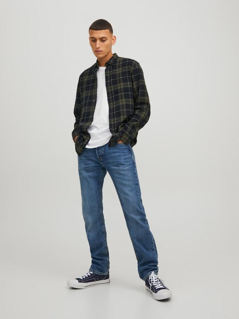 Jack & Jones Herren Hemd JJECLASSIC CHECK SHIRT L/S AU22 SN