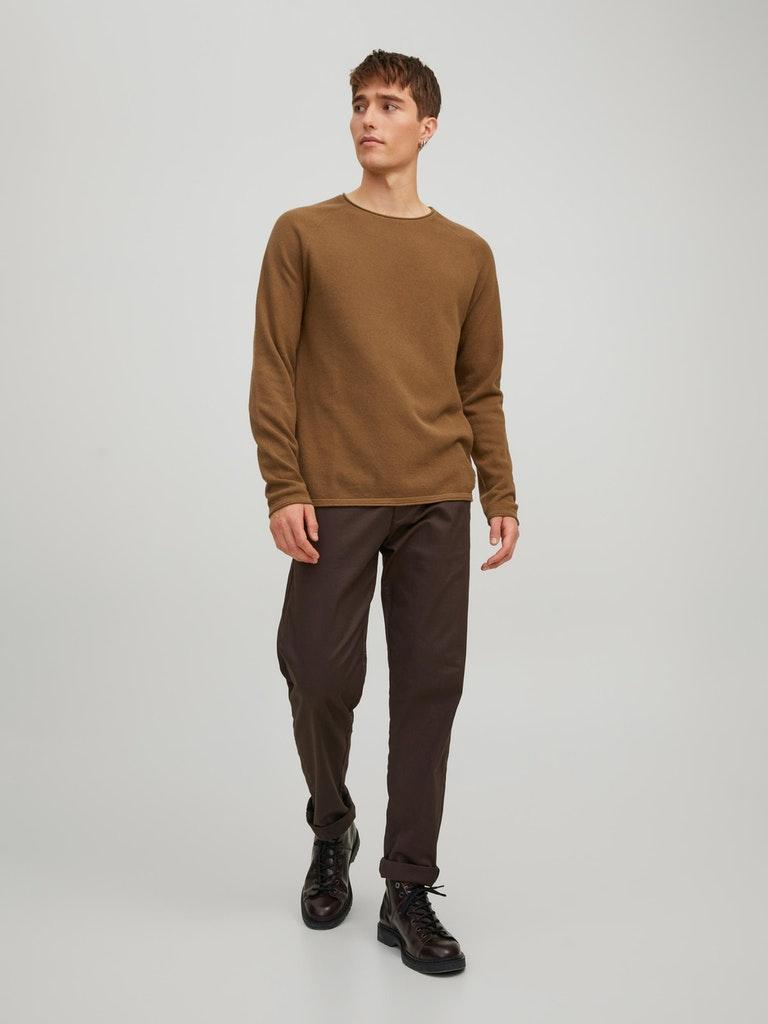 Jack & Jones Herren Pullover JJEHILL KNIT CREW NECK NOOS