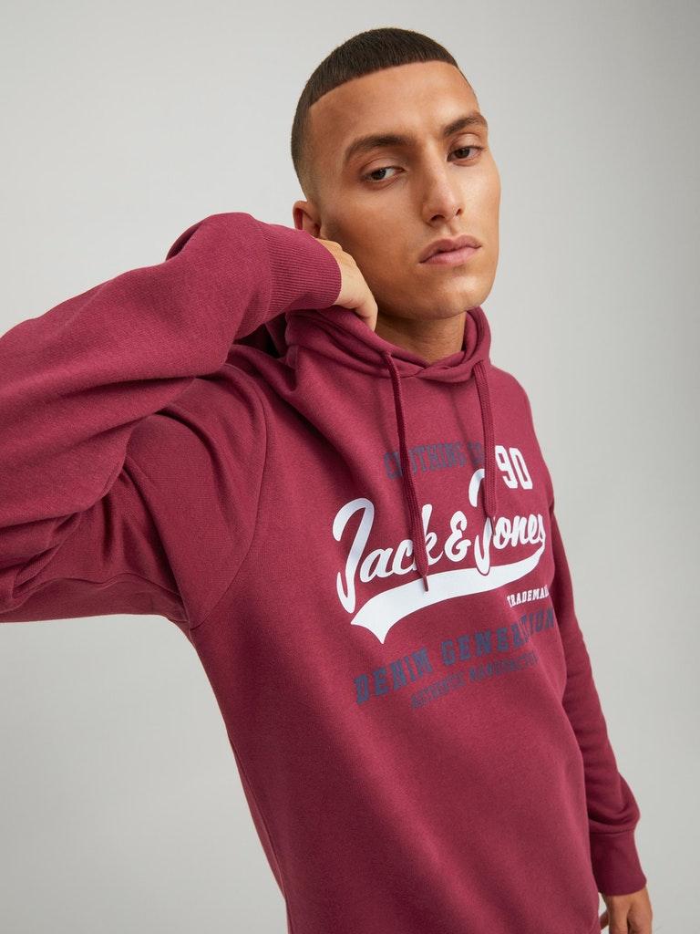 Jack & Jones Herren Hoodie JJELOGO SWEAT HOOD 2 COL 22/23 NOOS