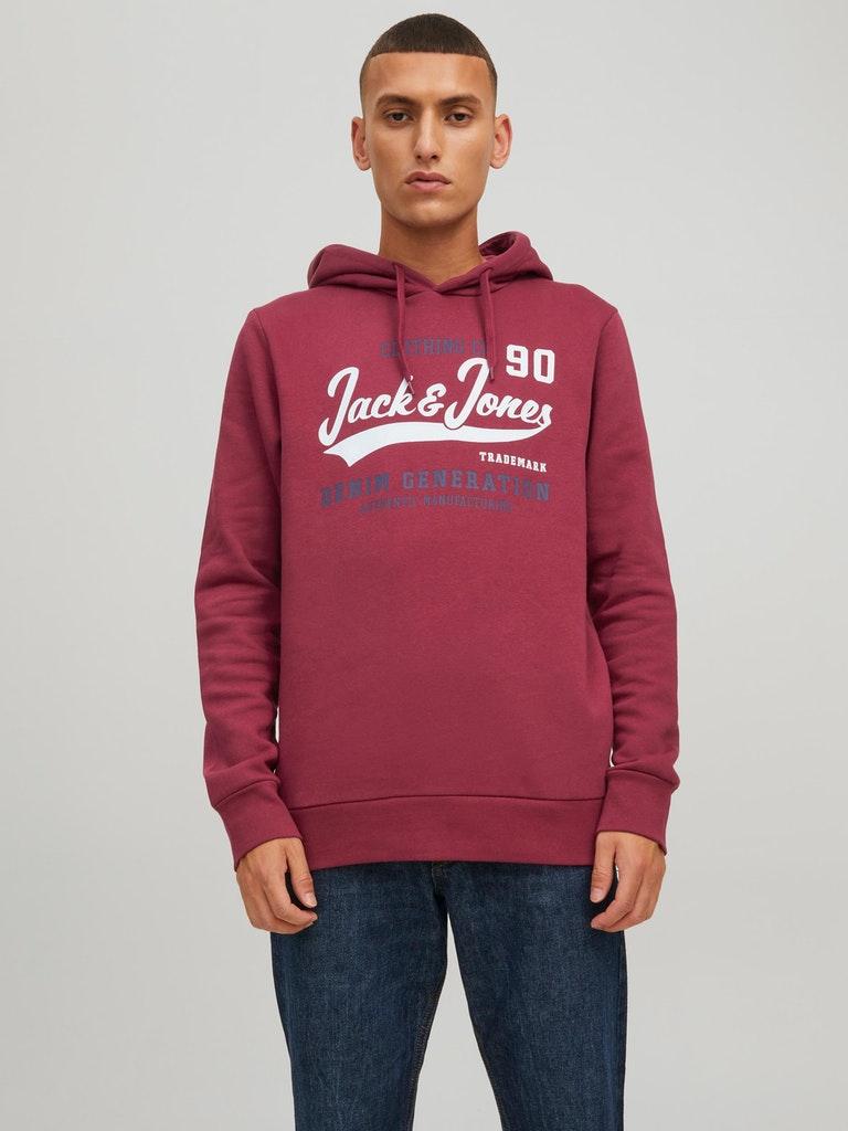 Jack & Jones Herren Hoodie JJELOGO SWEAT HOOD 2 COL 22/23 NOOS