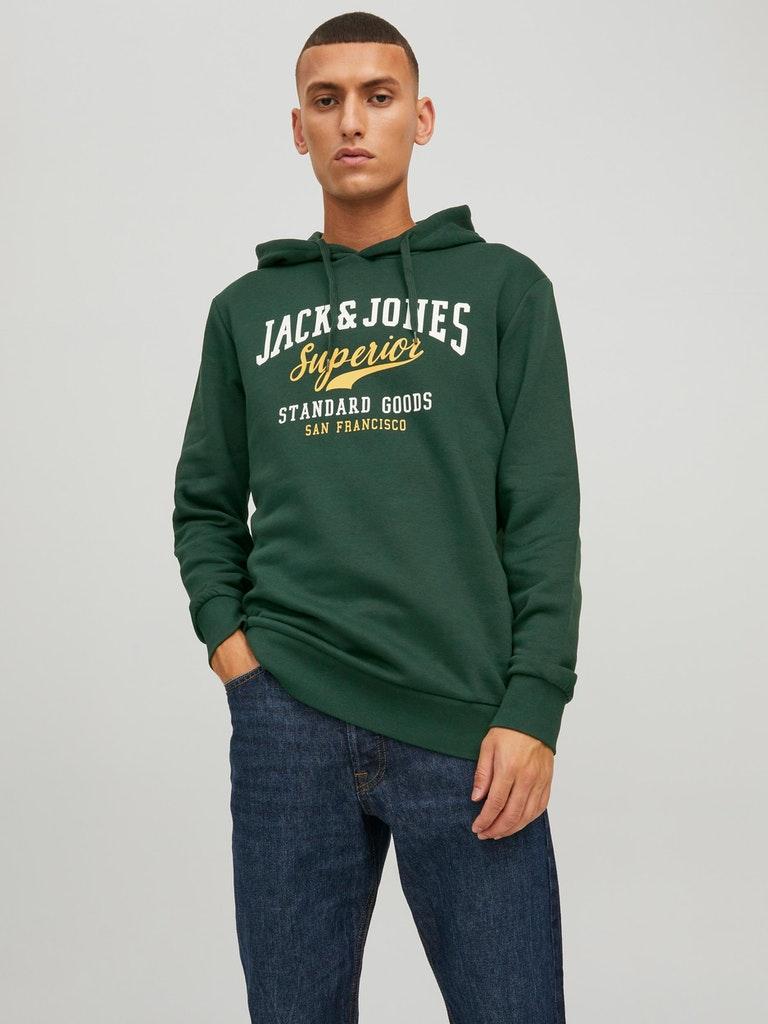 Jack & Jones Herren Hoodie JJELOGO SWEAT HOOD 2 COL 22/23 NOOS