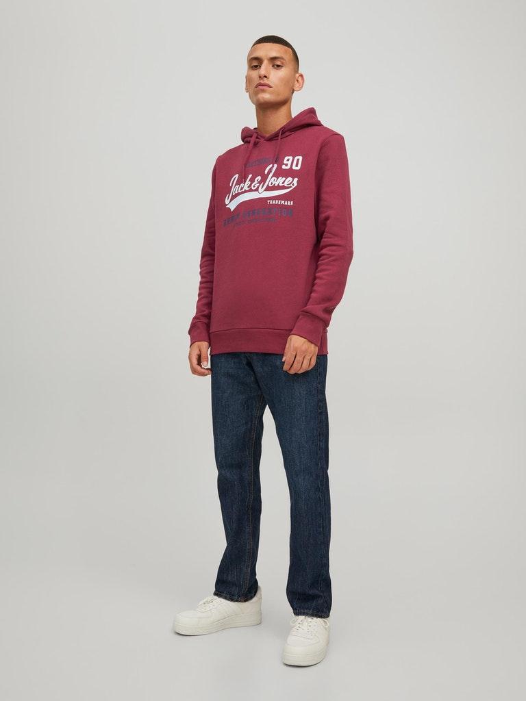 Jack & Jones Herren Hoodie JJELOGO SWEAT HOOD 2 COL 22/23 NOOS
