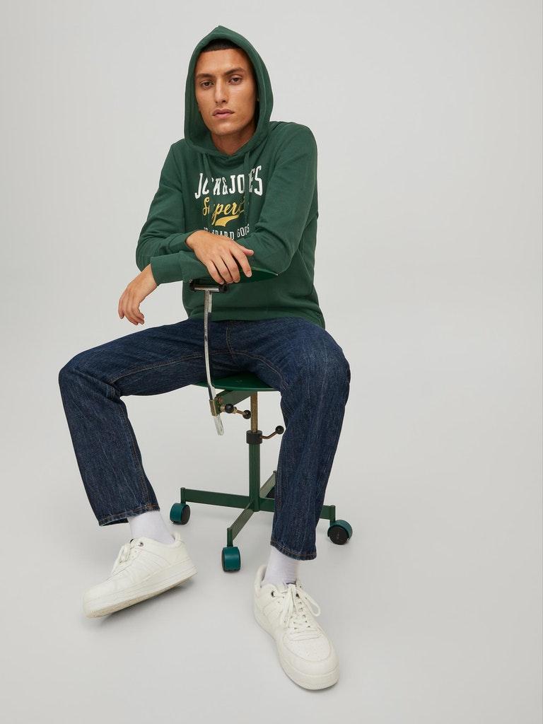 Jack & Jones Herren Hoodie JJELOGO SWEAT HOOD 2 COL 22/23 NOOS