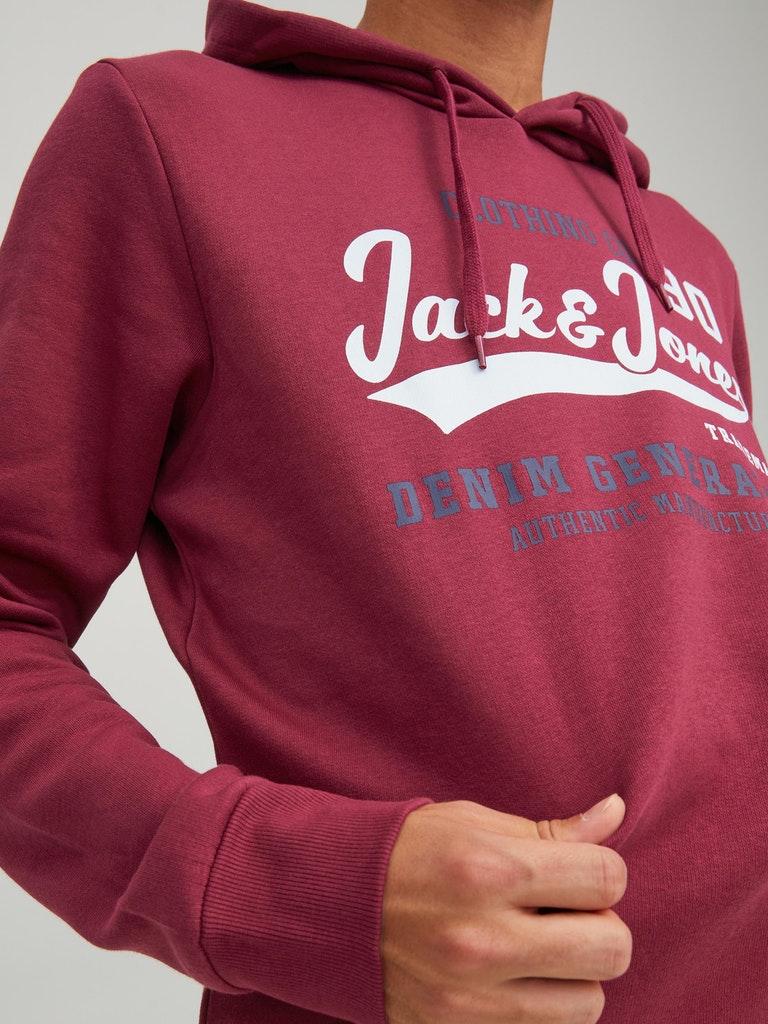 Jack & Jones Herren Hoodie JJELOGO SWEAT HOOD 2 COL 22/23 NOOS