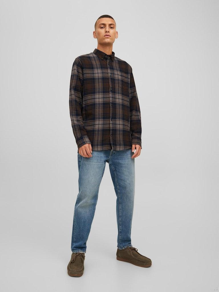 Jack & Jones Herren Hemd JJECLASSIC CHECK SHIRT L/S AU22 SN