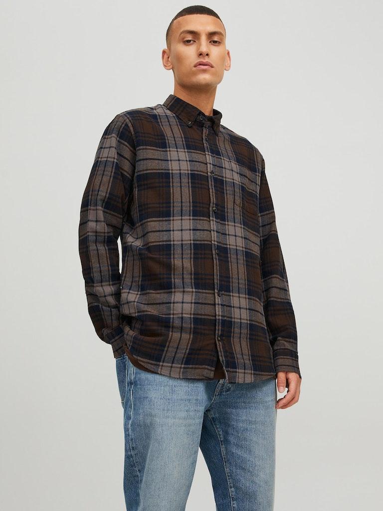Jack & Jones Herren Hemd JJECLASSIC CHECK SHIRT L/S AU22 SN