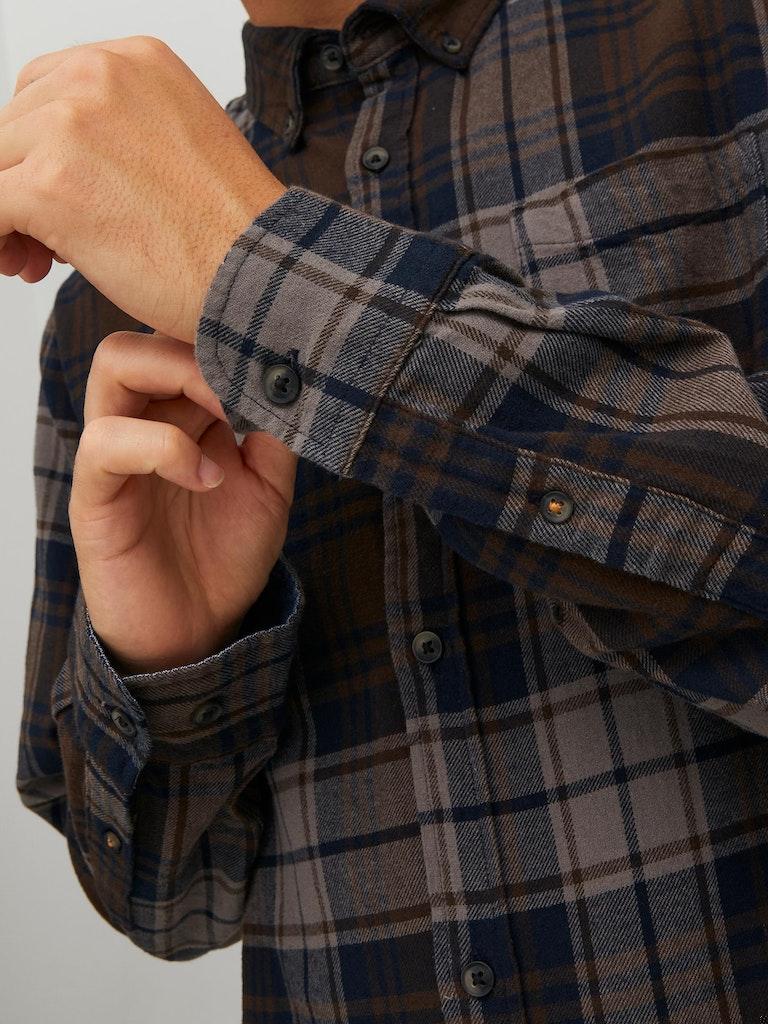 Jack & Jones Herren Hemd JJECLASSIC CHECK SHIRT L/S AU22 SN