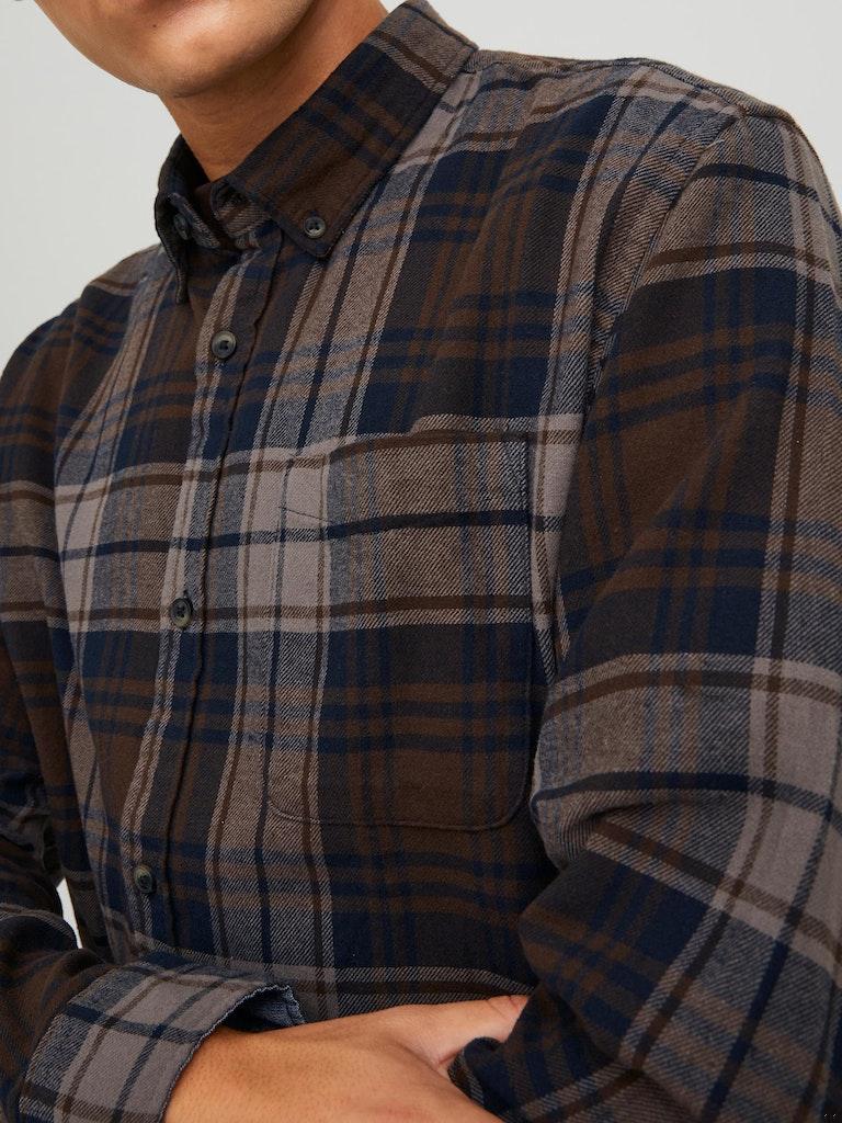 Jack & Jones Herren Hemd JJECLASSIC CHECK SHIRT L/S AU22 SN