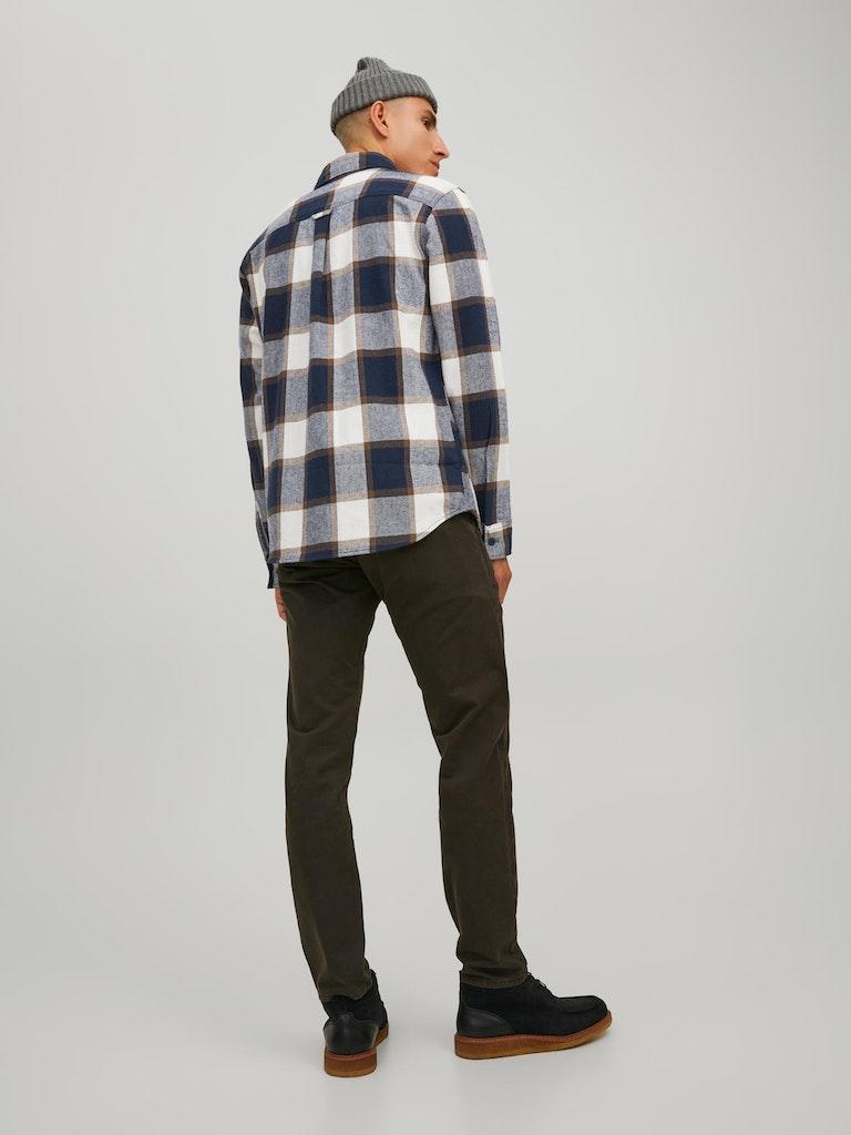 Jack & Jones Herren Hemd RDDROYAL CHECK OVERSHIRT L/S SN