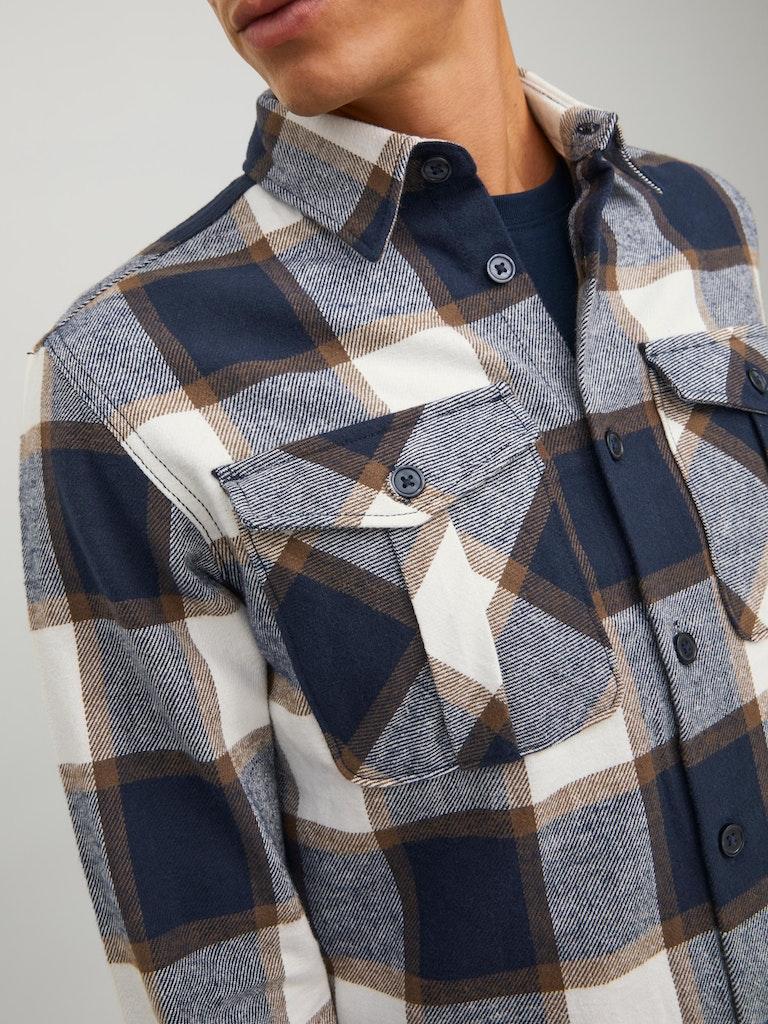 Jack & Jones Herren Hemd RDDROYAL CHECK OVERSHIRT L/S SN