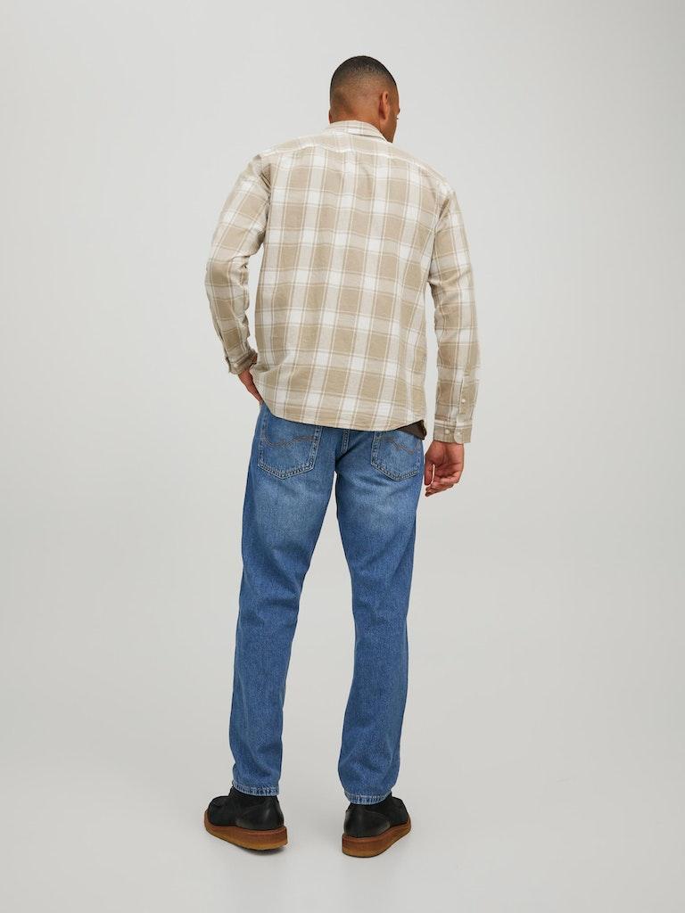 Jack & Jones Herren Hemd JJEGINGHAM TWILL SHIRT L/S NOOS