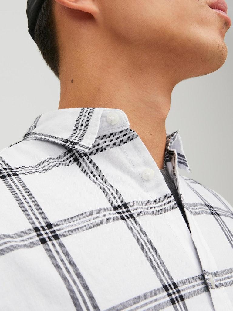 Jack & Jones Herren Hemd JJEGINGHAM TWILL SHIRT L/S NOOS