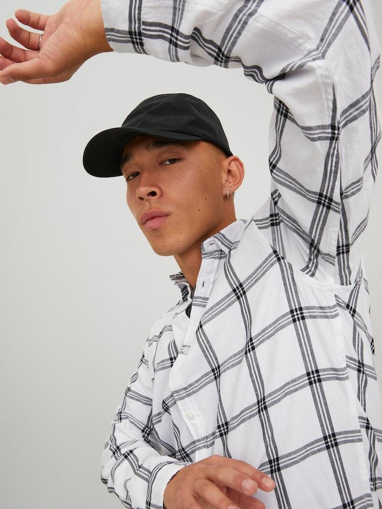 Jack & Jones Herren Hemd JJEGINGHAM TWILL SHIRT L/S NOOS