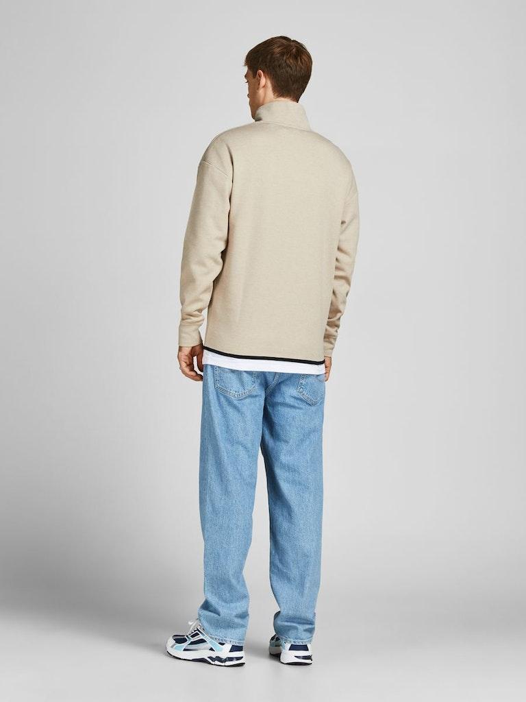Jack & Jones Herren Pullover JCOAIR SWEAT HALF ZIP NOOS