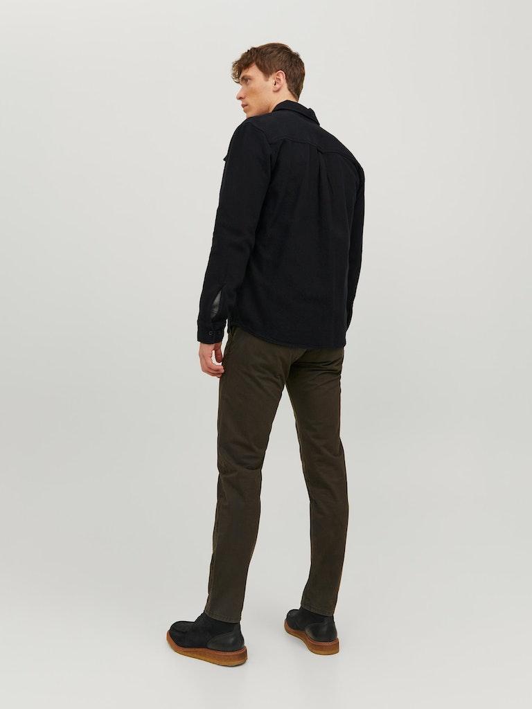 Jack & Jones Herren Hemd RDDROYAL SOLID OVERSHIRT L/S SN