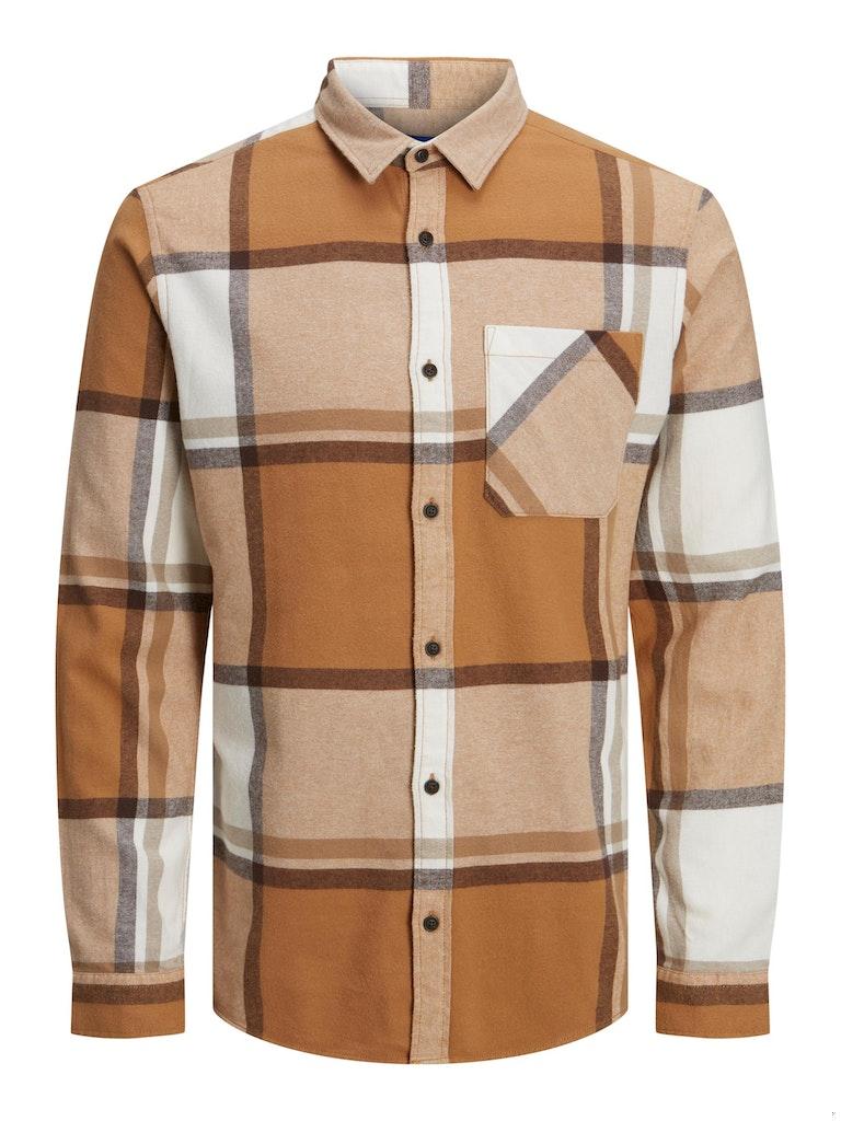 Jack & Jones Herren Hemd JOROWEN FAST CHECK SHIRT LS FST