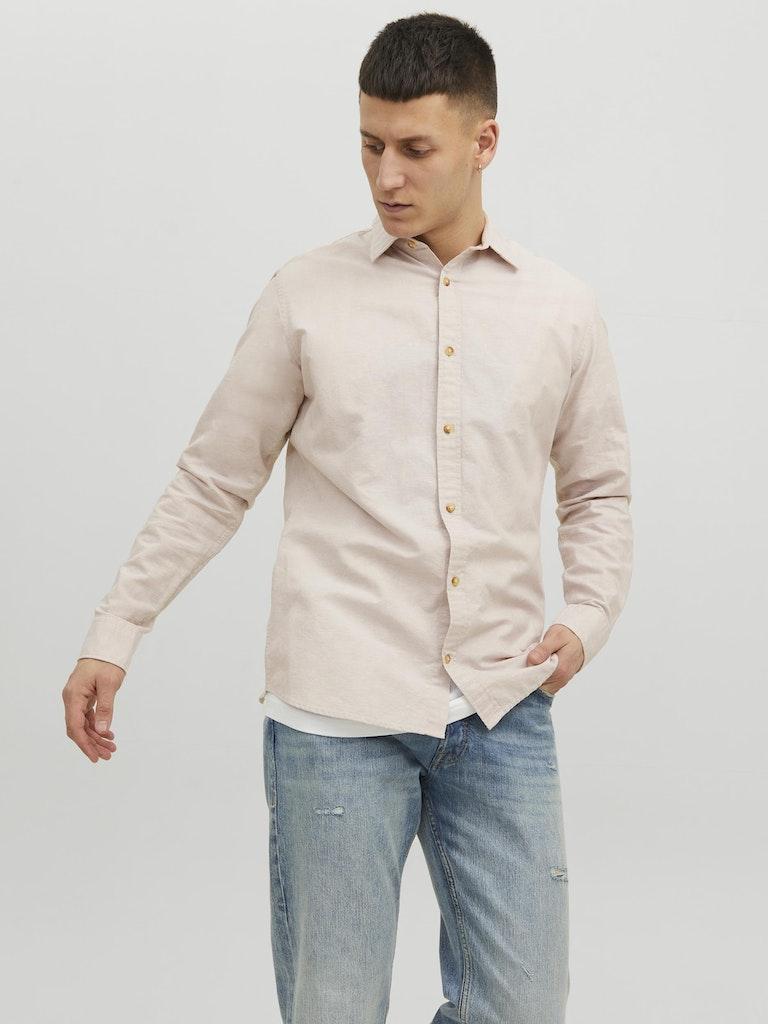 Jack & Jones Herren Hemd JJESUMMER SHIRT L/S S23 SN