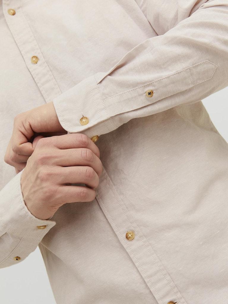 Jack & Jones Herren Hemd JJESUMMER SHIRT L/S S23 SN