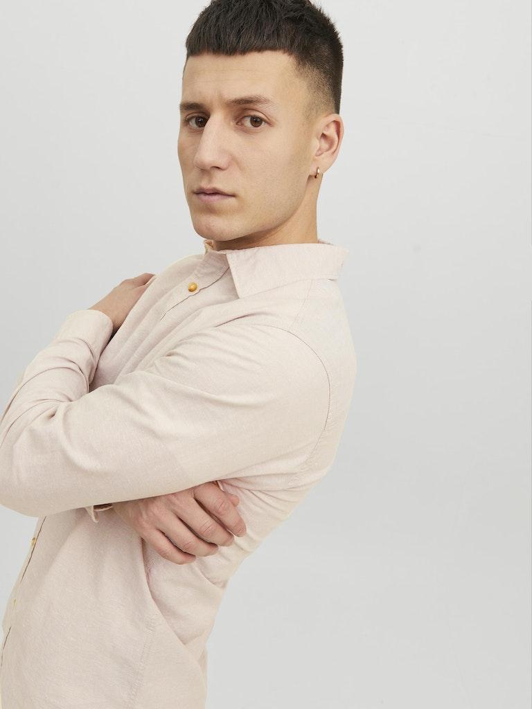 Jack & Jones Herren Hemd JJESUMMER SHIRT L/S S23 SN
