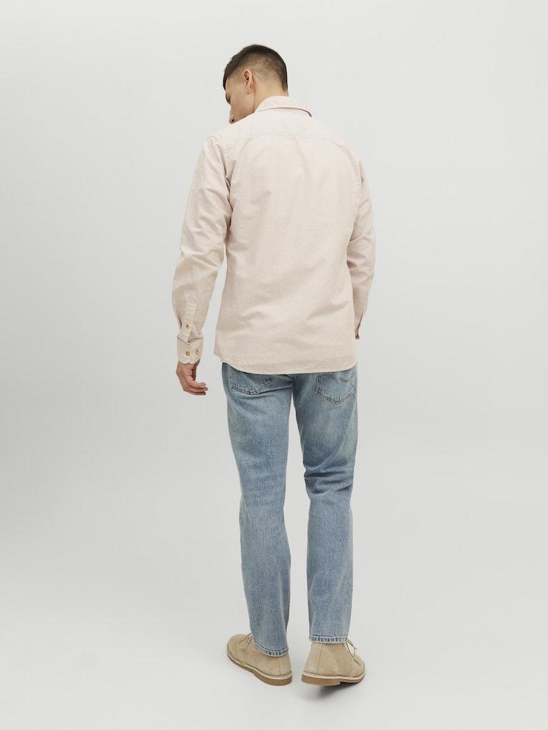 Jack & Jones Herren Hemd JJESUMMER SHIRT L/S S23 SN
