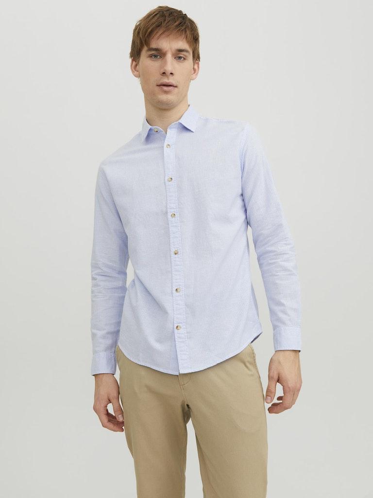 Jack & Jones Herren Hemd JJESUMMER SHIRT L/S S23 SN