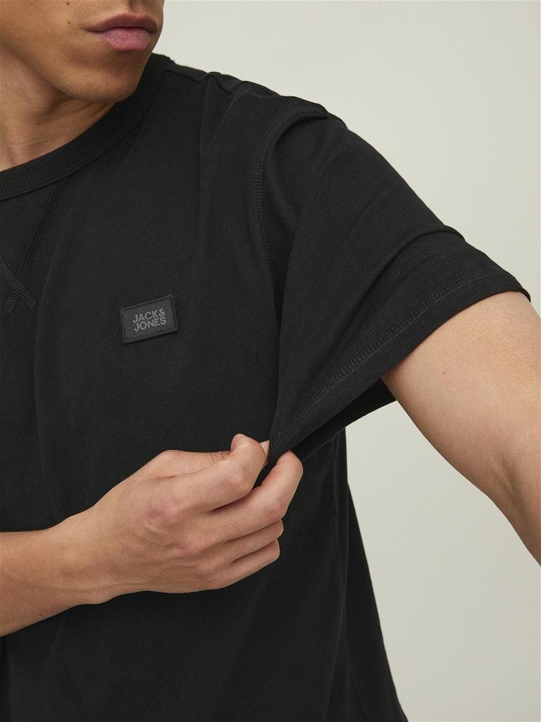 Jack & Jones Herren T-Shirt JCOCLASSIC WAFFLE BADGE TEE SS NOOS