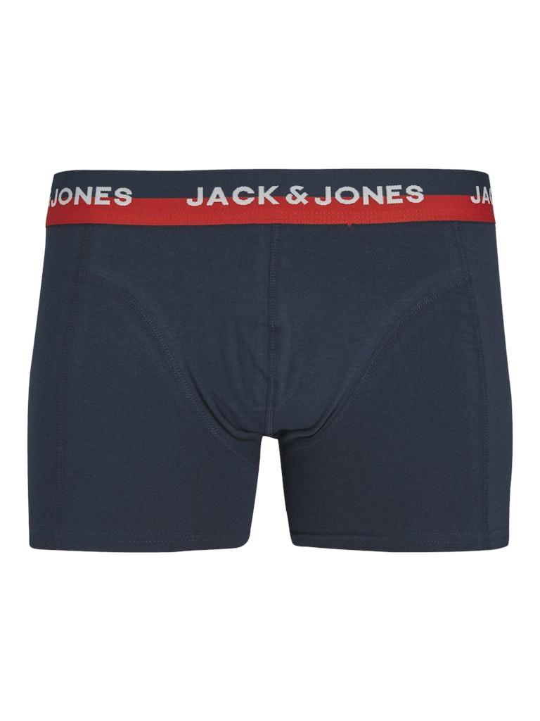 Jack & Jones Herren Boxershorts JACOLI TRUNKS 3 PACK