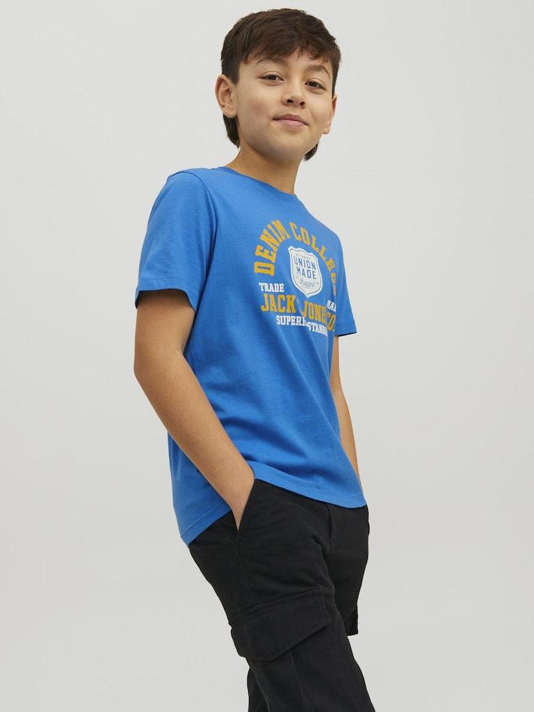 Jack & Jones Jungen T-Shirt JJELOGO TEE SS O-NECK 2COL AW22 NOOS JNR