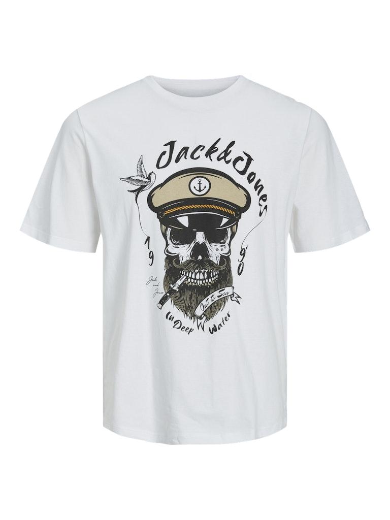 Jack & Jones Herren T-Shirt JORROXBURY TEE SS CREW NECK SN