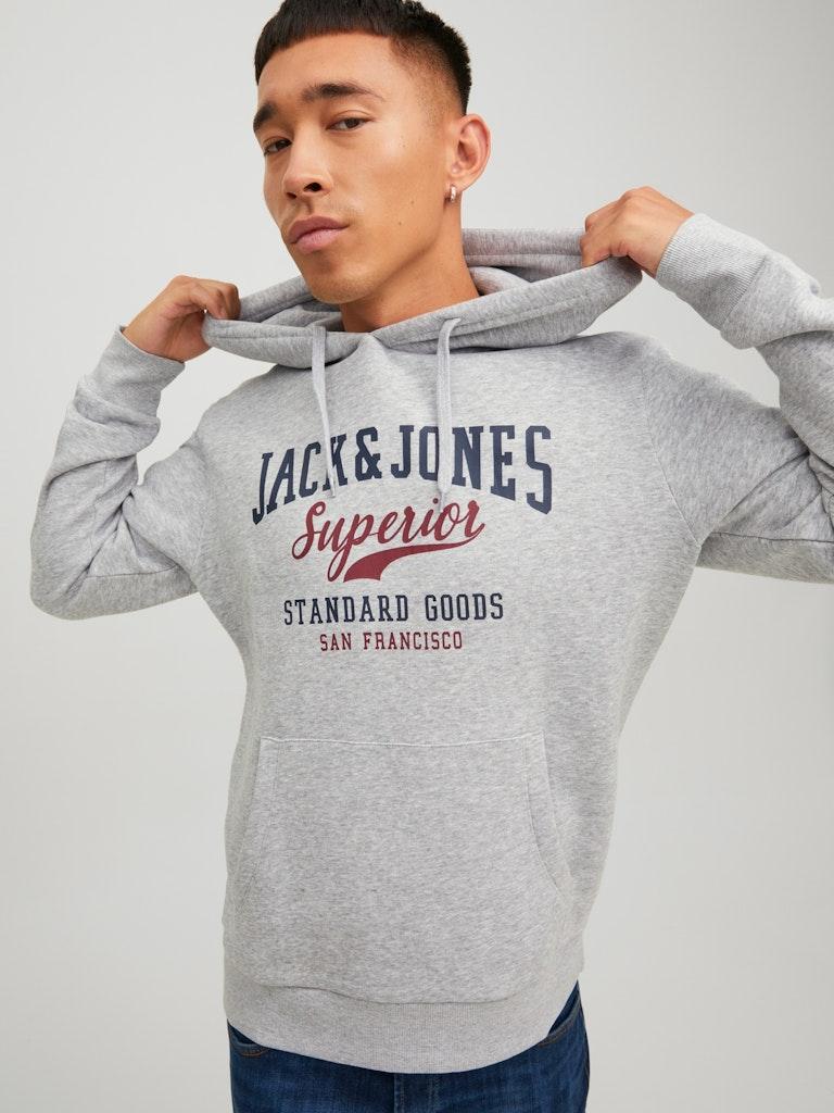 Jack & Jones Herren Hoodie JJELOGO SWEAT HOOD 2 COL 22/23 NOOS