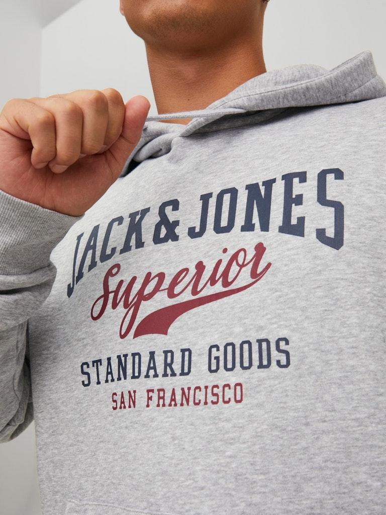 Jack & Jones Herren Hoodie JJELOGO SWEAT HOOD 2 COL 22/23 NOOS