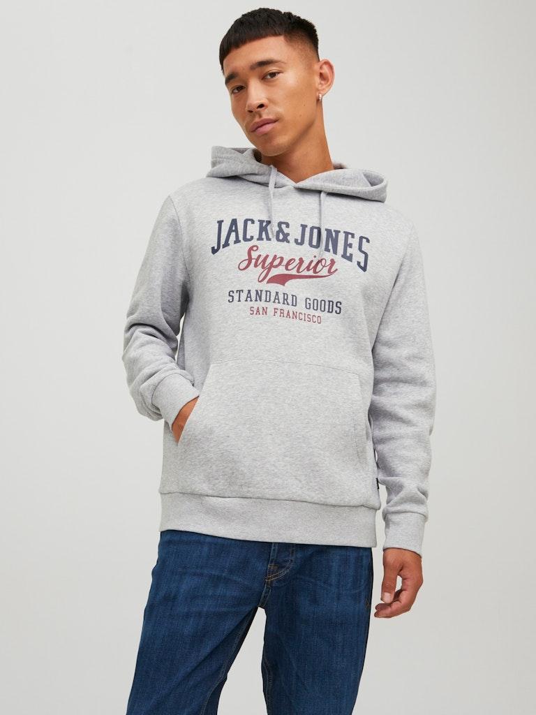 Jack & Jones Herren Hoodie JJELOGO SWEAT HOOD 2 COL 22/23 NOOS
