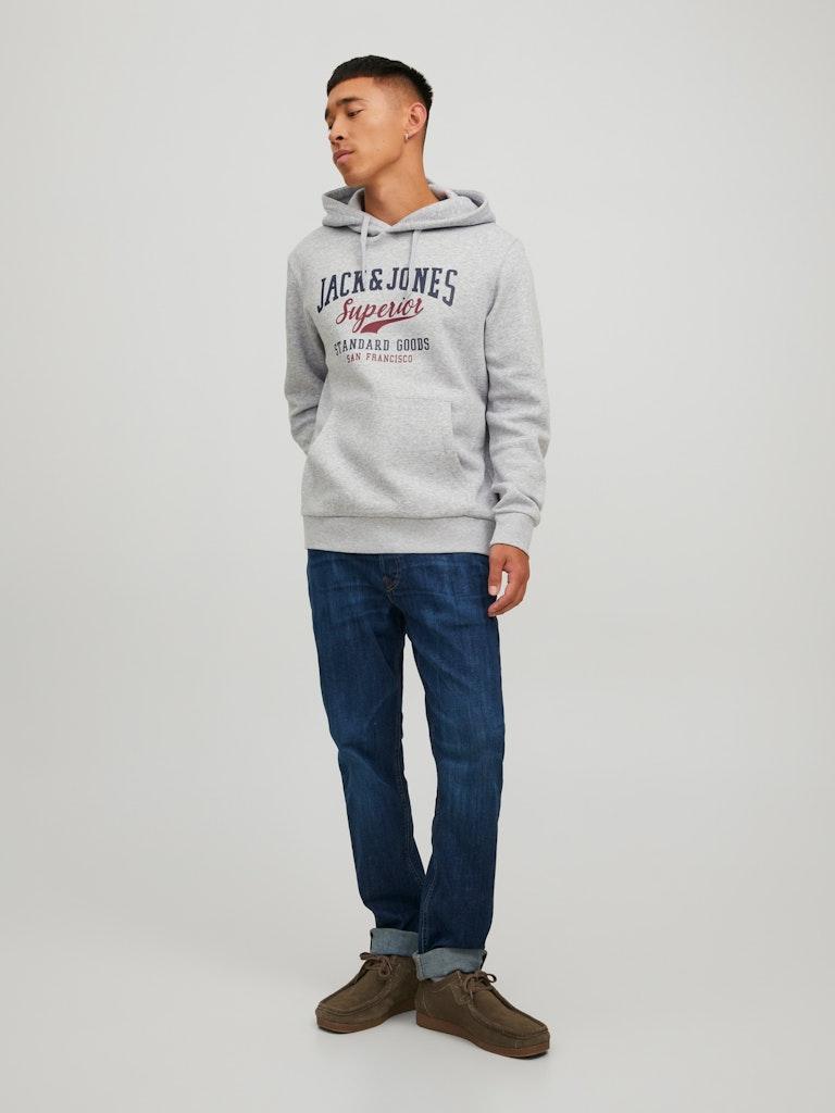 Jack & Jones Herren Hoodie JJELOGO SWEAT HOOD 2 COL 22/23 NOOS