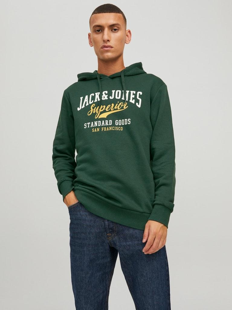 Jack & Jones Herren Hoodie JJELOGO SWEAT HOOD 2 COL 22/23 NOOS