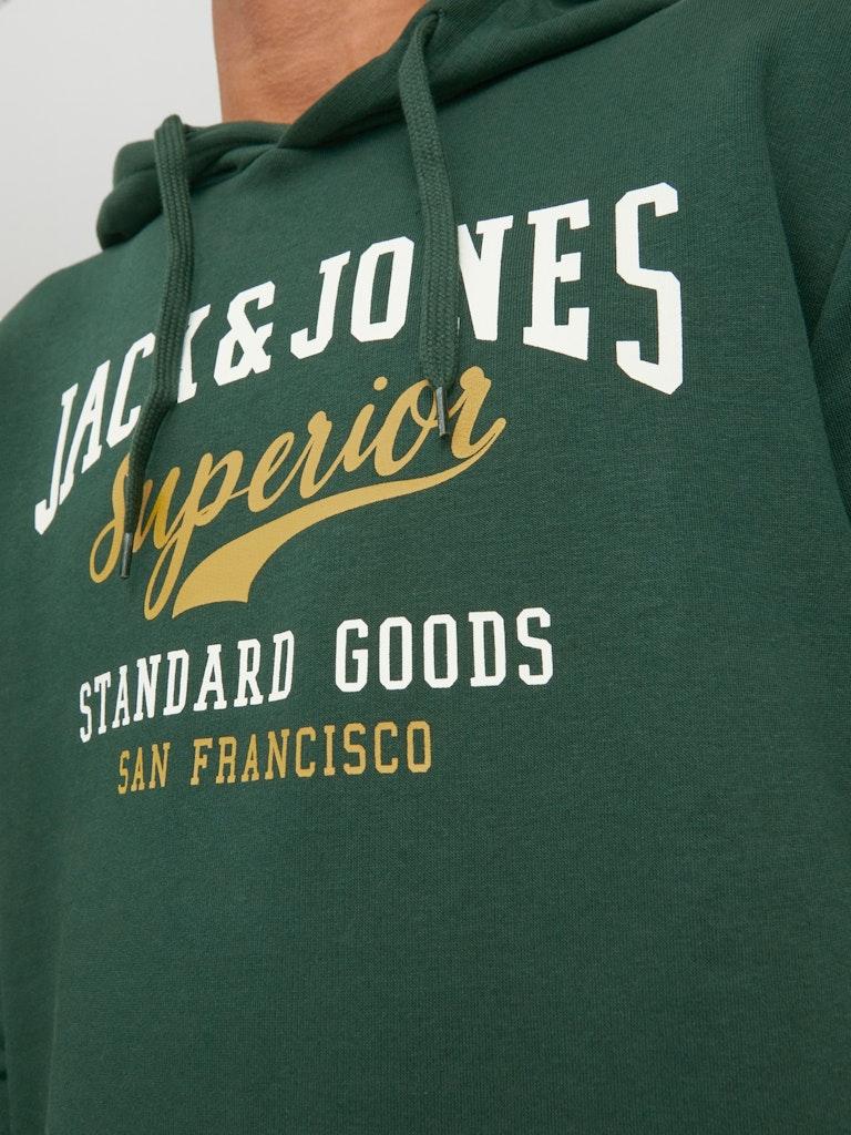 Jack & Jones Herren Hoodie JJELOGO SWEAT HOOD 2 COL 22/23 NOOS