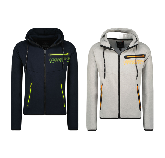 Geographical Norway Herren Hoodie GOLTAN – Übergangsjacke mit Kapuze & Zipper